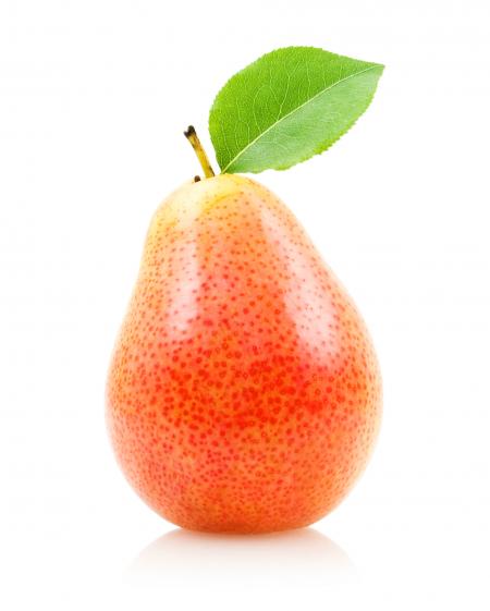 Pears isolated on white background