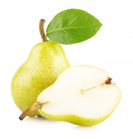 Pears isolated on white background