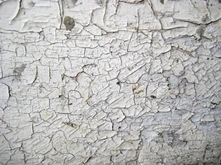 White peeling paint