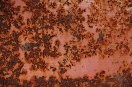 Rusted metal surface