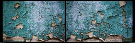 Peeling paint