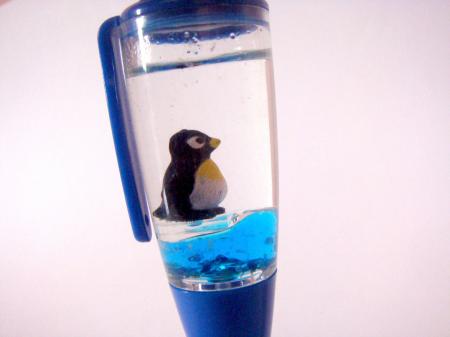 Penguin Blue Ball Pen