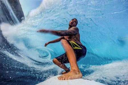 Person Doing Surfboarding