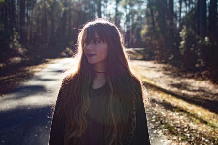 Photo of a Woman in the Forest