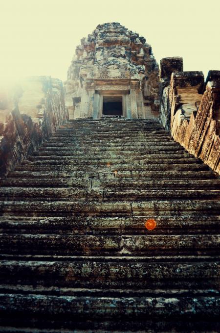 Photo of Brown Concrete Temple