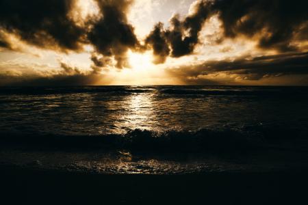 Photo of Sea during Sunset