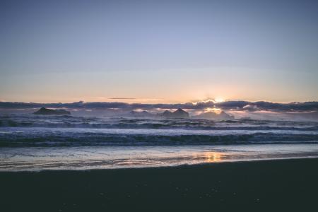 Photo of Sea Waves during Sunset