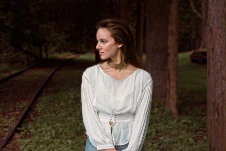 Photo of Woman at the Forest