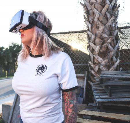 Photo of Woman Using Virtual Reality Headset