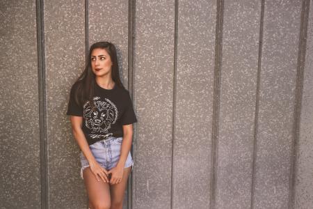 Photo of Woman Wearing Black Shirt