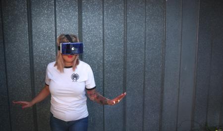 Photo of Woman Wearing Virtual Reality Headset