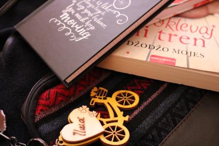 Photograph of Two Books on top of the Bag