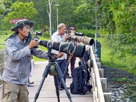 Photographers in Park