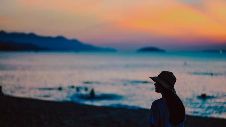 Photography of A Person During Dawn