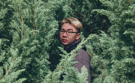 Photography of Man Near Pine Trees