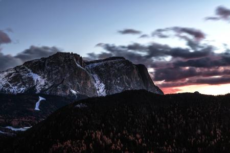 Photography Of Mountain During Golden Hour