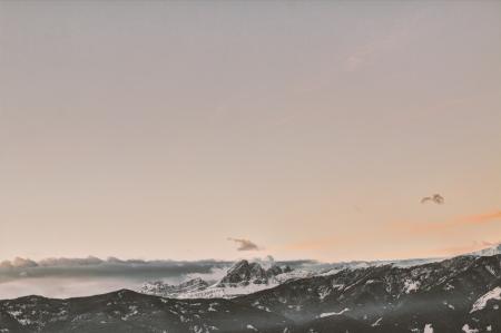 Photography of Mountains During Dusk