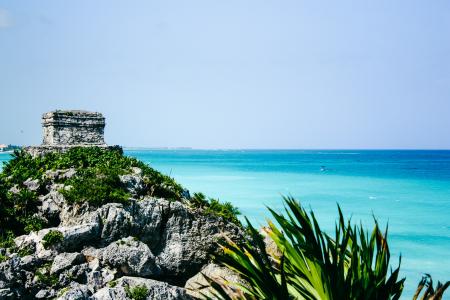 Photography of Ocean and Rock Formation