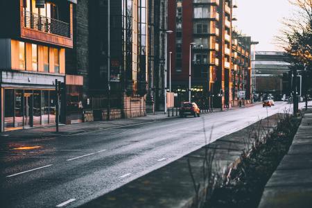 Photography of Roadway Near Buildings