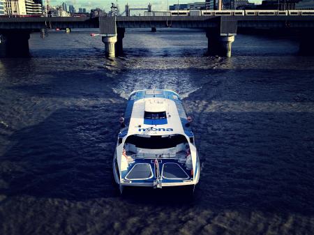 Photography of White And Blue Boat