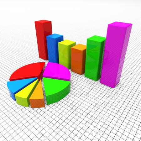 Pie Chart Shows Business Graph And Charting