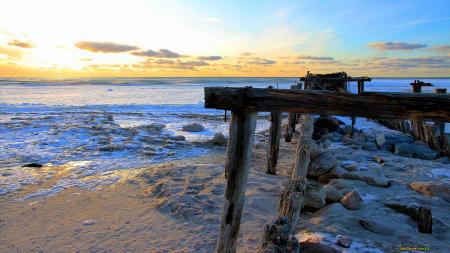 Pier in Winter