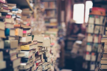 Pile of Books in Shallow Focus Photography