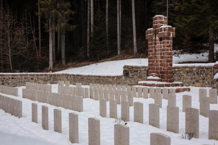 Pile of White Concrete Cemetery Photo