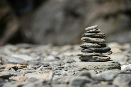 Piled up rocks