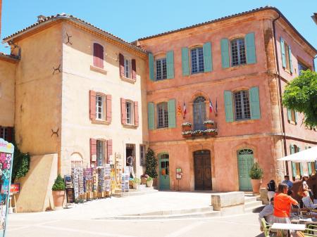 Pink Architectural Building