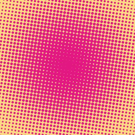 Pink halftone dots background