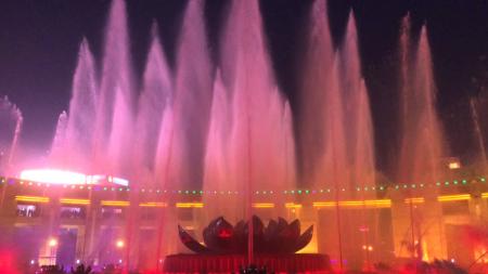 Pink Water Fountain