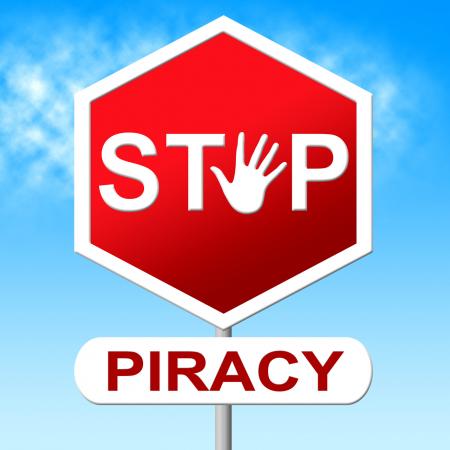Piracy Stop Indicates Copy Right And Control