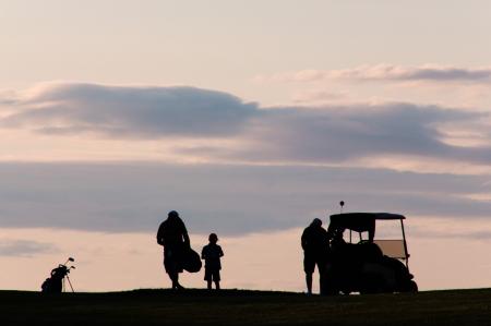 Playing Golf