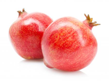 Pomegranate isolated on white background