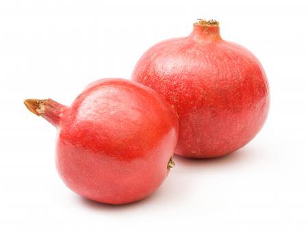 Pomegranate isolated on white background