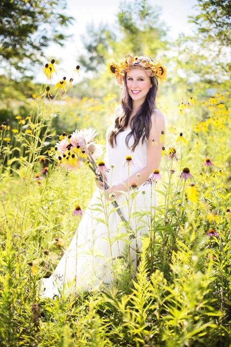 Portrait in the Garden