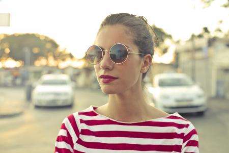 Portrait of a Woman in the Street