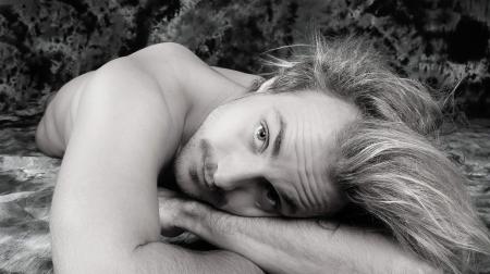 Portrait of Man Lying Down