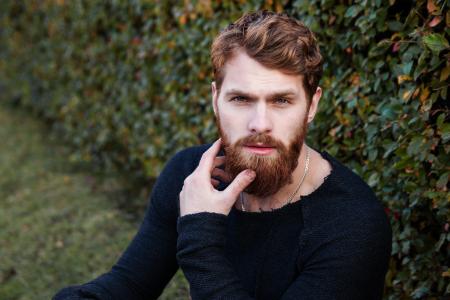 Portrait of Young Man in Autumn