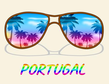 Portugal Holiday Indicates Go On Leave And Europe