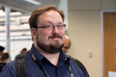 Posed portrait of Reverend Kyle at SVVR