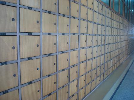 Post office mail boxes