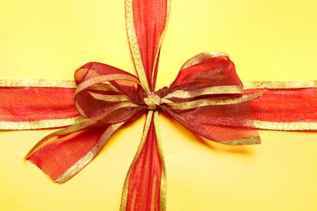 present box with red bow