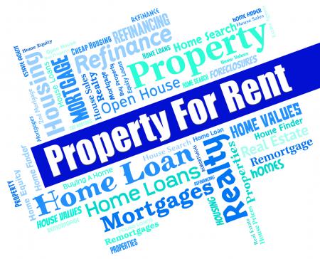 Property For Rent Means Real Estate And Apartments