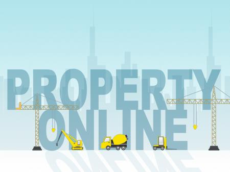 Property Online Indicates Real Estate And House