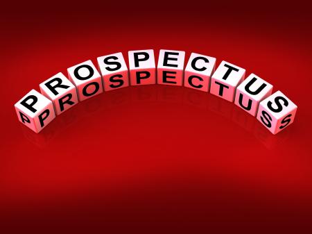 Prospectus Blocks Show Brochures that Advertise Inform and Describe