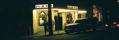 Pub at night