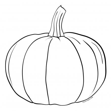 Pumpkin on white