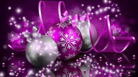 Purple Christmas Decoration